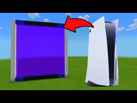 Portal to PS5 Dimension in Minecraft?!