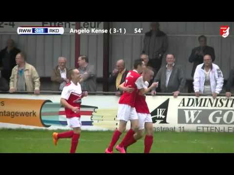 Rood-Wit - RKDVC - doelpunt Angelo Kense