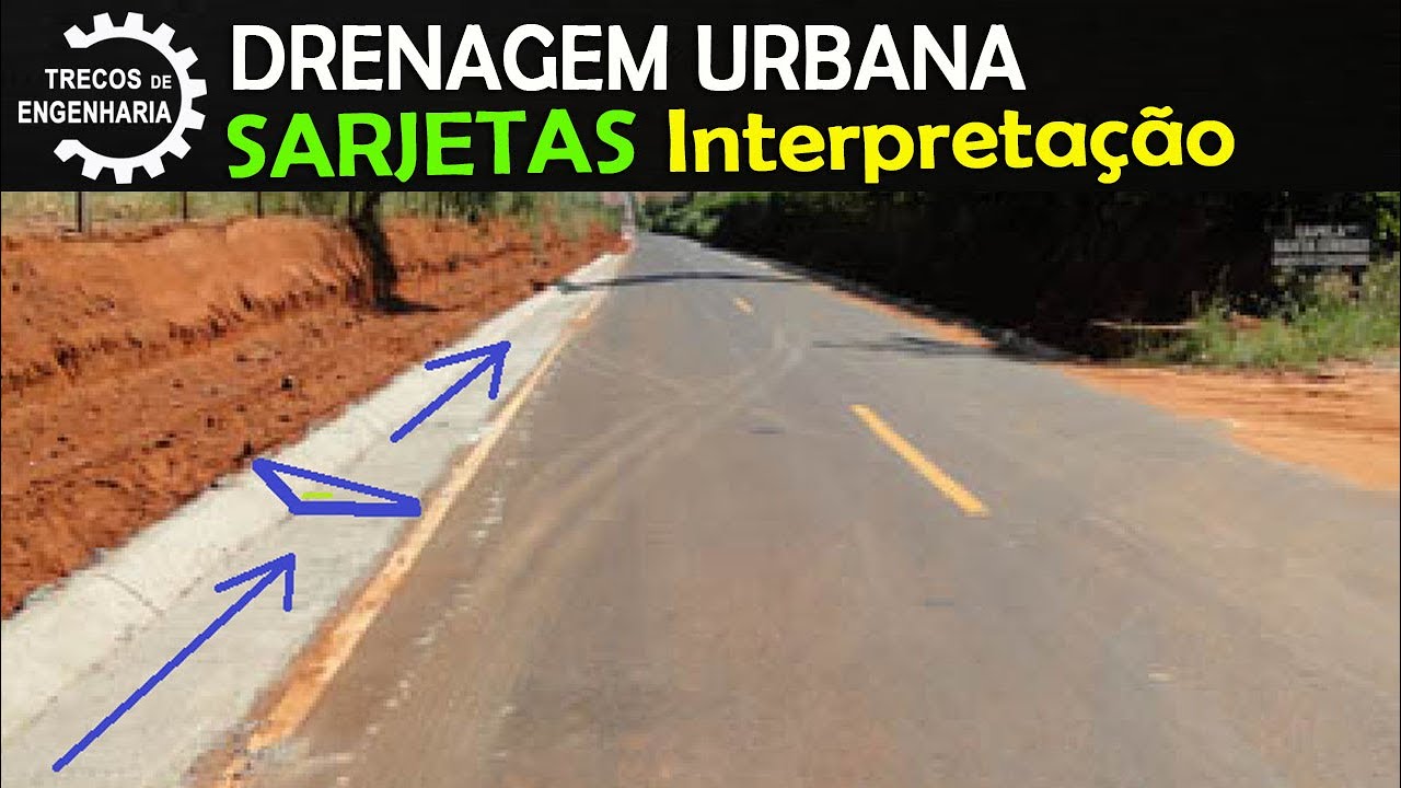 Dimensionamento e conceitos de Sarjetas - Drenagem Urbana na prática.
