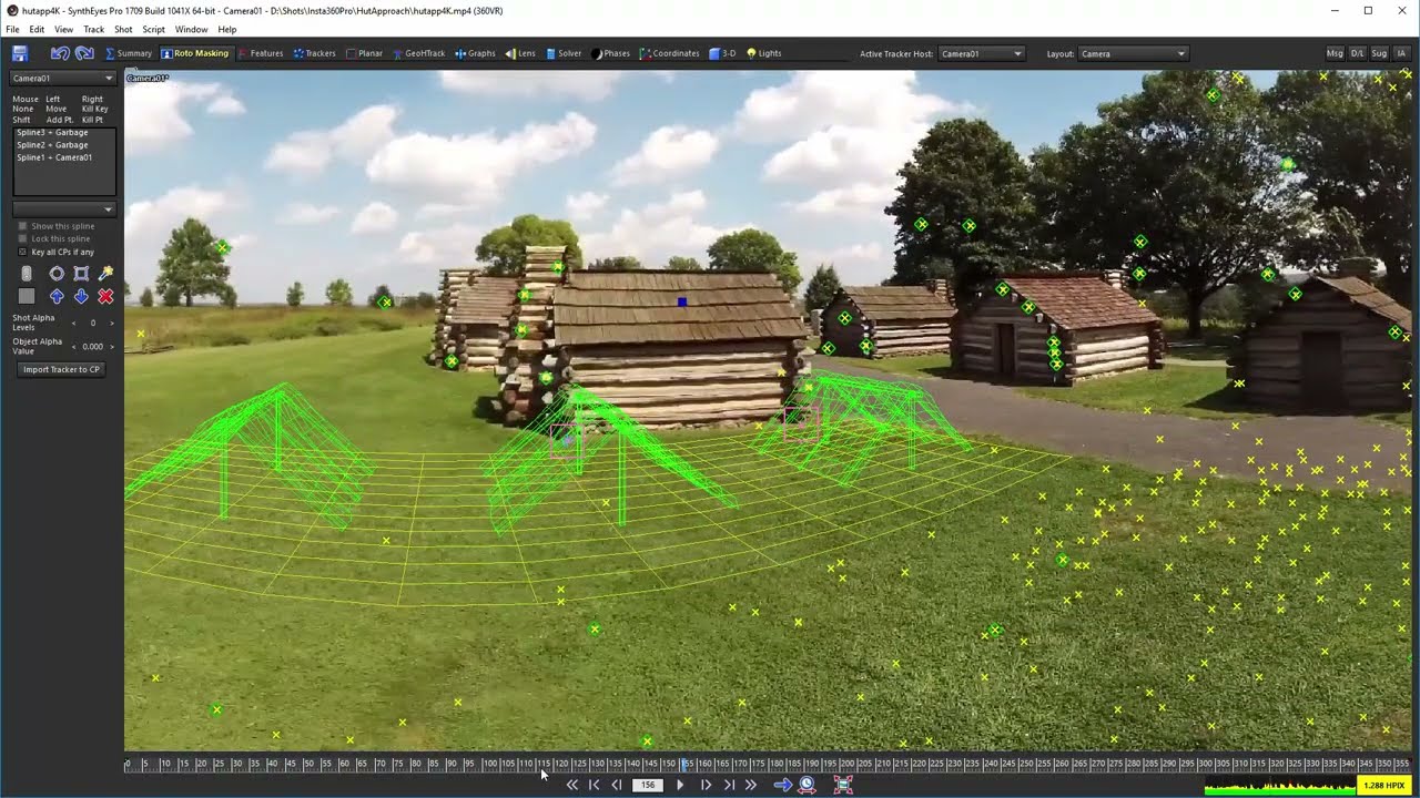 Exporting 360VR from SynthEyes to After Effects's 3D Environment, with Cinema 4D Boris FX