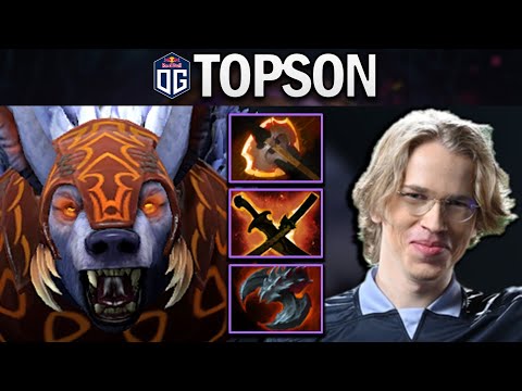OG.TOPSON URSA WITH 900 XPM - DOTA 2 7.27 GAMEPLAY