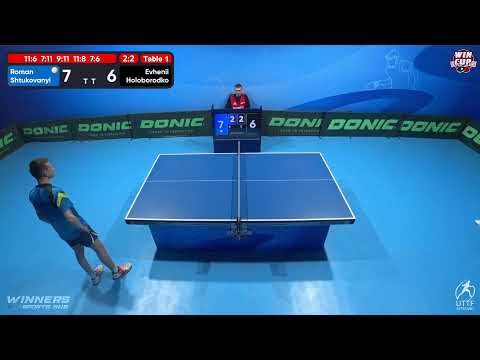 00:30 Roman Shtukovanyi 3-2 Evhenii Holoborodko West 5 WIN CUP 27.11.2022 | TABLE TENNIS WINCUP