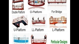 preview picture of video 'U Shape Suspended Platform,L Shape Electric Scaffold,Round Circle Rope Suspended  Platform'