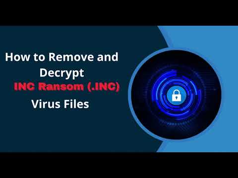 How to Remove and Decrypt INC Ransom  (.INC) Virus Files| Inc Ransom Decryptor| #IncRansomDecryptor