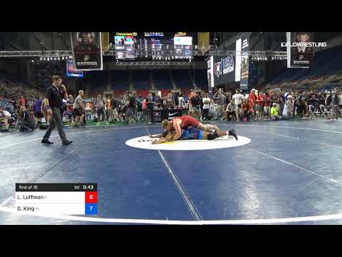 285 Lbs Rnd Of 16 Luke Luffman Illinois Vs Donovan King Michigan