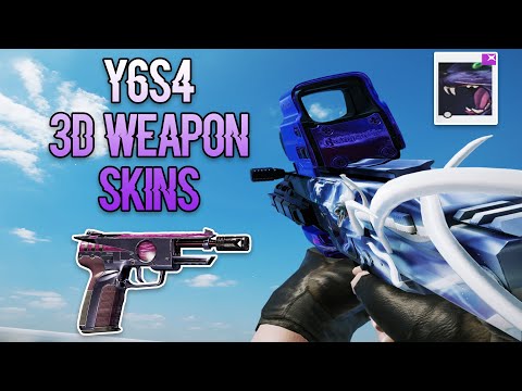 Y6S4 High Calibre All New 3D WEAPON SKINS - Battle Pass Skins, + More - Showcase IN-GAME - R6 Siege