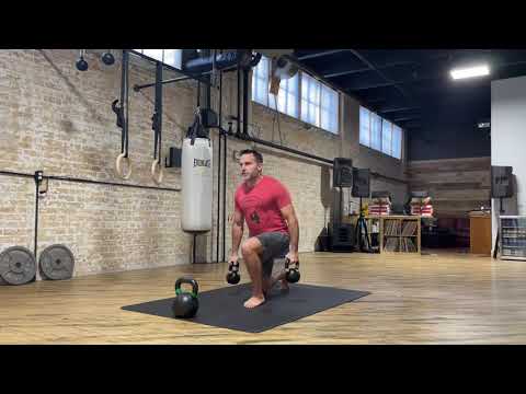 Kettlebell Jumping Lunge