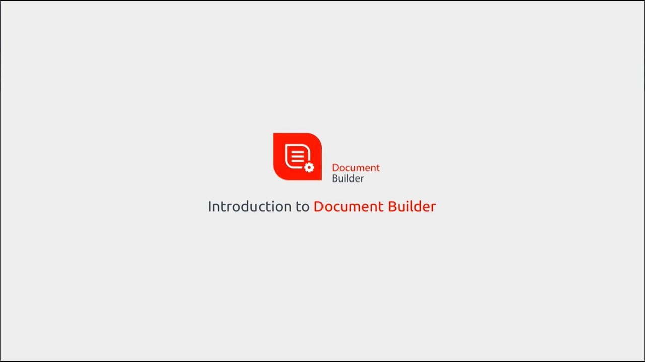 Professional communication with Document Builder