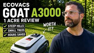 Can a Robot Mower Handle 1 Acre? ECOVACS GOAT A3000 LiDAR Pro Review