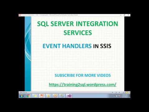 EVENT HANDLERS IN SSIS | ERROR Logging IN SSIS