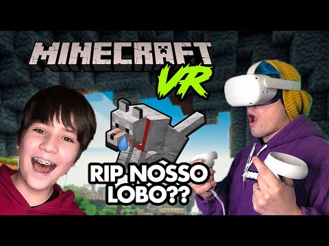 MINECRAFT VR WITH MY BROTHER - LET'S SURVIVE EP 02??- CLEPTON CHANNEL