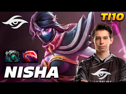 Nisha Templar Assassin - Team Secret vs IG - Dota 2 The International 10 [Watch & Learn]
