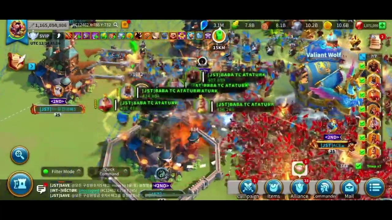 BABA TC ATATURK - OPEN FIELD FIGHT AGAINST 2377 - RISE OF KINGDOMS