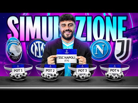 SIMULATION OF THE ITALIAN DRAW IN THE 2025/26 CHAMPIONS LEAGUE GROUP!