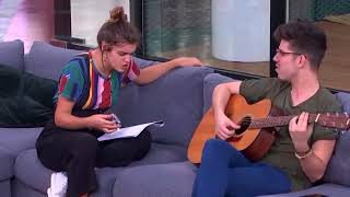 Amaia y Roi ensayan Shape of you