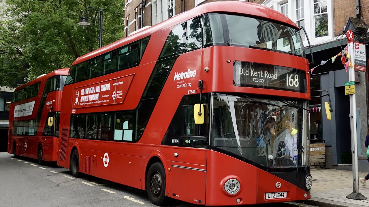 London Bus Route 168 - Hampstead Heath to Old Kent Road - Subtitles