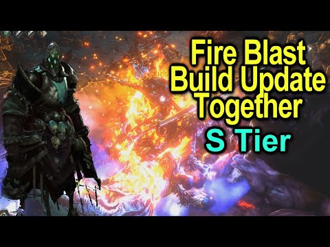 Blazing fast Fire Blast Build Together Update | Clears everything | No Rest for the Wicked | S Tier