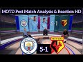 Man City vs Watford 5-1 | MOTD Full Post Match Analysis & Reaction Ft. Ian Wright & Alan Shearer