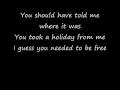 Hilary Duff - Holiday Lyrics