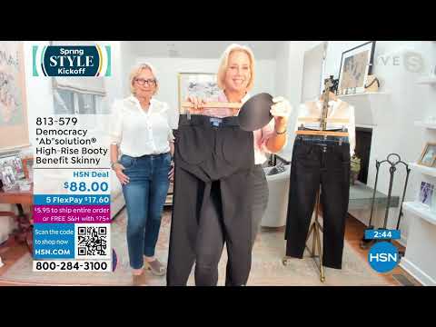 Democracy "Ab"solution HighRise Booty Benefit Skinny Ank...