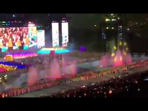 Singapore National Day music fountain