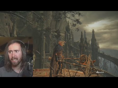 Asmongold soaks in Scenary at Elphael, Brace of the Haligtree in Elden Ring