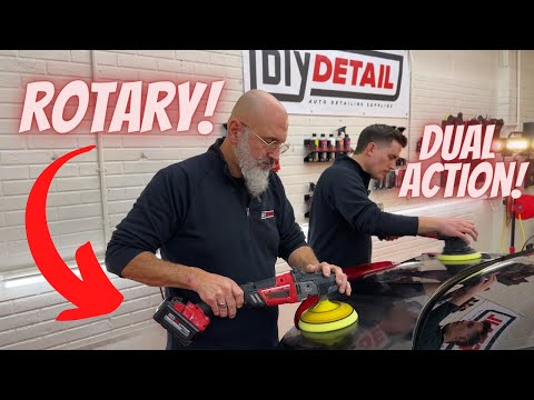 TEST: Does a rotary polisher give you shinier paint than a dual action (D.A.) machine?