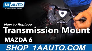 How to Replace a Transmission Mount on a 2003-08 Mazda 6