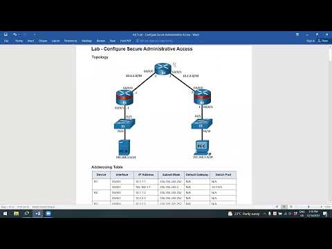 4.4.7 Lab – Configure Secure Administrative Access Answers(1)