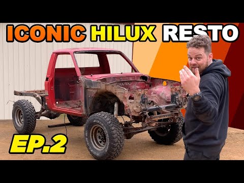 Thumbnail for VINTAGE HILUX saved from JUNKYARD & restored! Jocko's ground-up rebuild of his Dream 4WD by Toyota Hilux