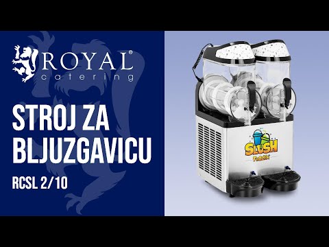 videozapis - Stroj za bljuzgavicu - 2 x 12 L - LED