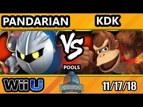 DHATL18 Smash 4 - Pandarian (Meta Knight) Vs. KDK (Donkey Kong) - Wii U Pool C - WSF
