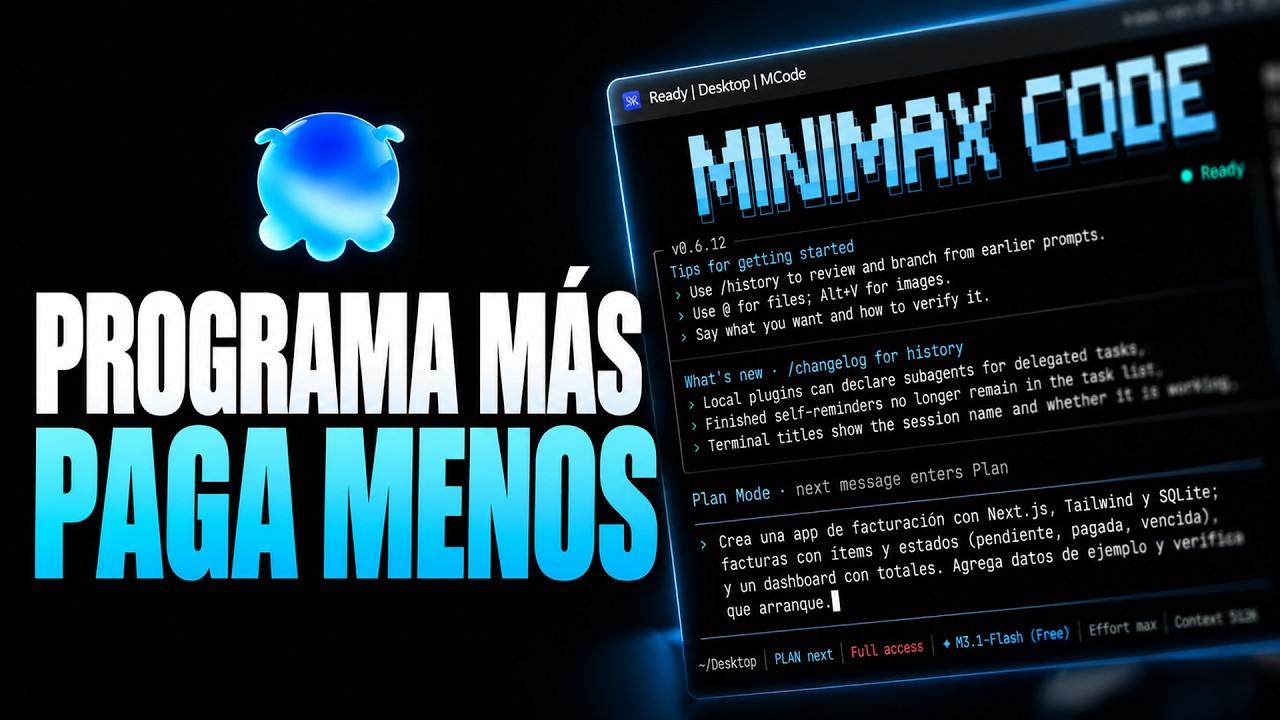 MiniMax M3.1 Flash: una suscripción barata que rinde para programar con IA