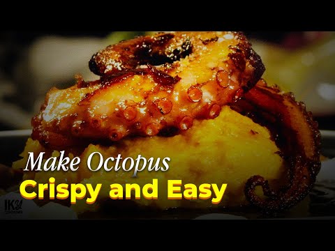 How to Make Octopus Crispy and Easy. A Tasty family recipe | ASMR