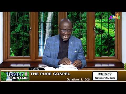 DAILY FOUNTAIN DEVOTIONAL GUIDE OF OCTOBER 23, 2020 - THE VEN. DANIEL S. TSADO