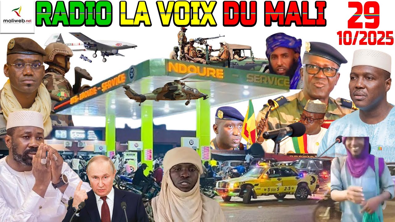 La Revue de Presse de la RADIO LA VOIX DU MALI du 29 Octobre 2025