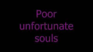 Poor Unfortunate Souls - Jonas Brothers (with lyrics)