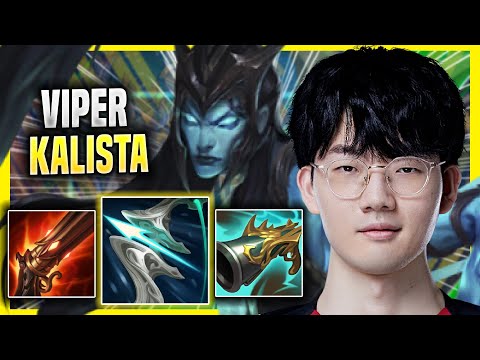 VIPER DESTROYING WITH KALISTA! - EDG Viper Plays Kalista ADC vs Ezreal! | Season 2022