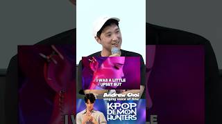 Download lagu Andrew Choi (singing voice of Jinu) on watching Kpop Demon Hunters the first time 💖 #jinu #sajaboys mp3