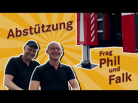 Rosenbauer Drehleitern: Frag Phil und Falk – Automatisierter und manueller Abstützvorgang