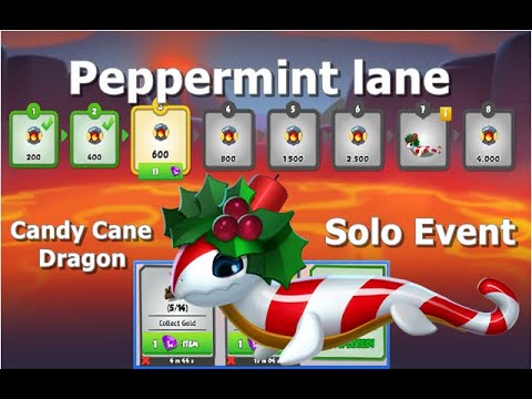 Peppermint lane Solo Event-Dragon Mania Legends | Candy Cane Dragon | DML