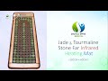 Digital Spine Jade And Tourmaline Stone Far Infrared Heating Pain Relief Mattress Jade Tourmaline