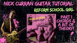 Nick Curran - Reform School Girl (Guitar Lesson Pt.1 Chords & theory) #guitarlessons