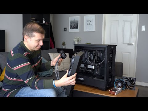 Vízhűtés/aio radiátor helyes elhelyezése a pc/számítógépházban - Arctic liquid freezer ii install