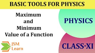 Download the video "Maximum and Minimum value of a Function"