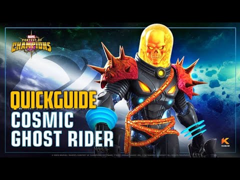 MCOC HOW TO USE COSMIC GHOST RIDER [QUICK GUIDE FOR CGR] MARVEL CONTEST OF CHAMPIONS