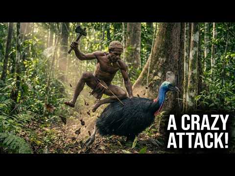 The Impossible Hunt: How This Tribe Attacks "Dinosaurs" from the Trees