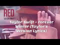 Taylor Swift - Forever Winter [Lyrics] (Taylor’s Version) (From the Vault)