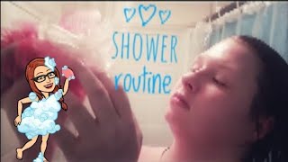 Mom's shower routine!!
