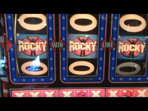 £5 Challenge Rocky Fruit Machine at Westward Ho! Devon